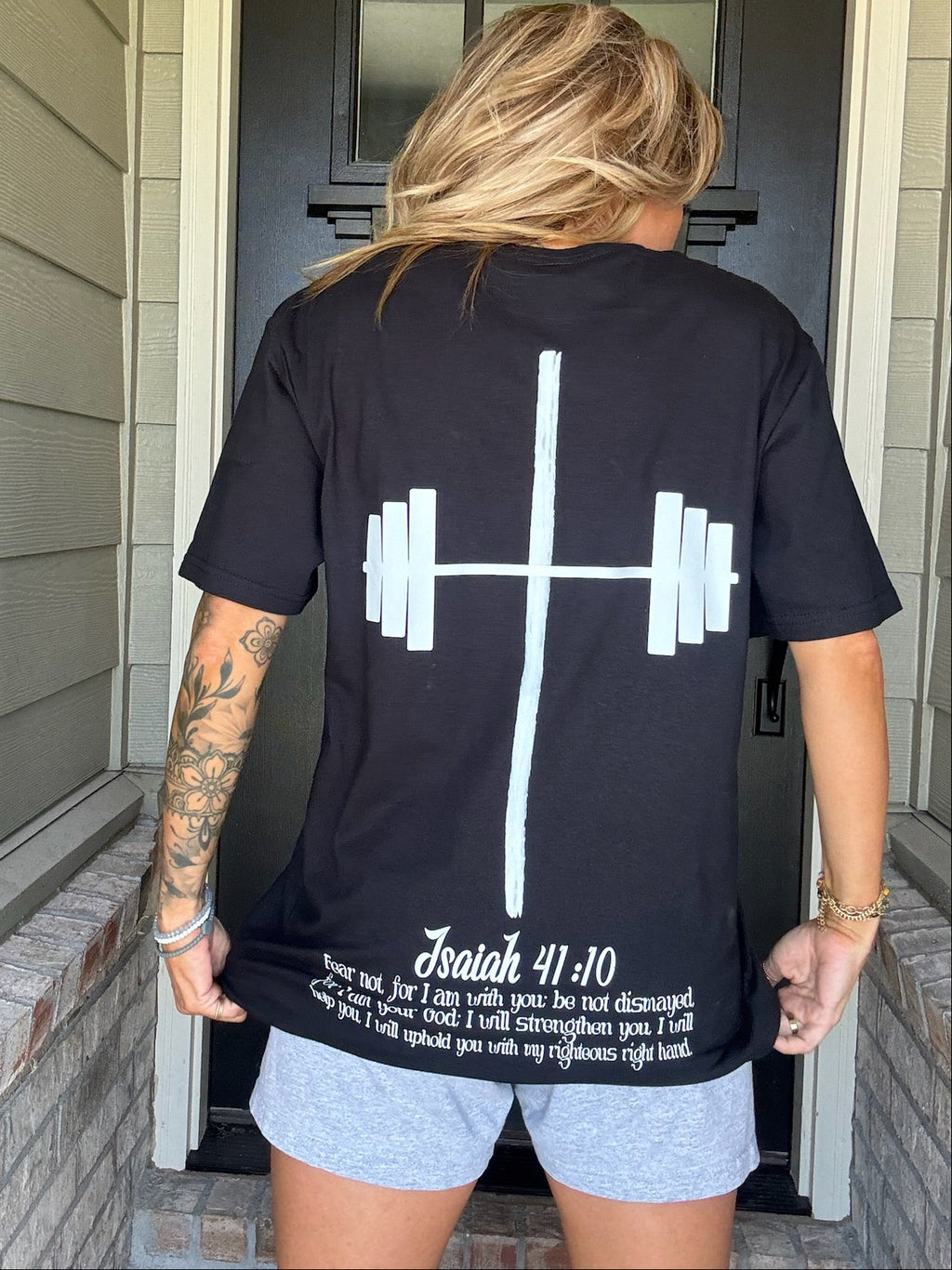 Dumbbell Cross T-Shirt